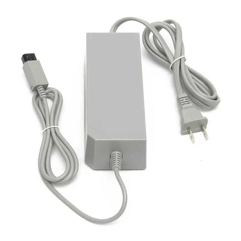 Factory wholesaler Replacement AC Adapter Adaptor Power supply Charger Cable for Wii console US EU Plug