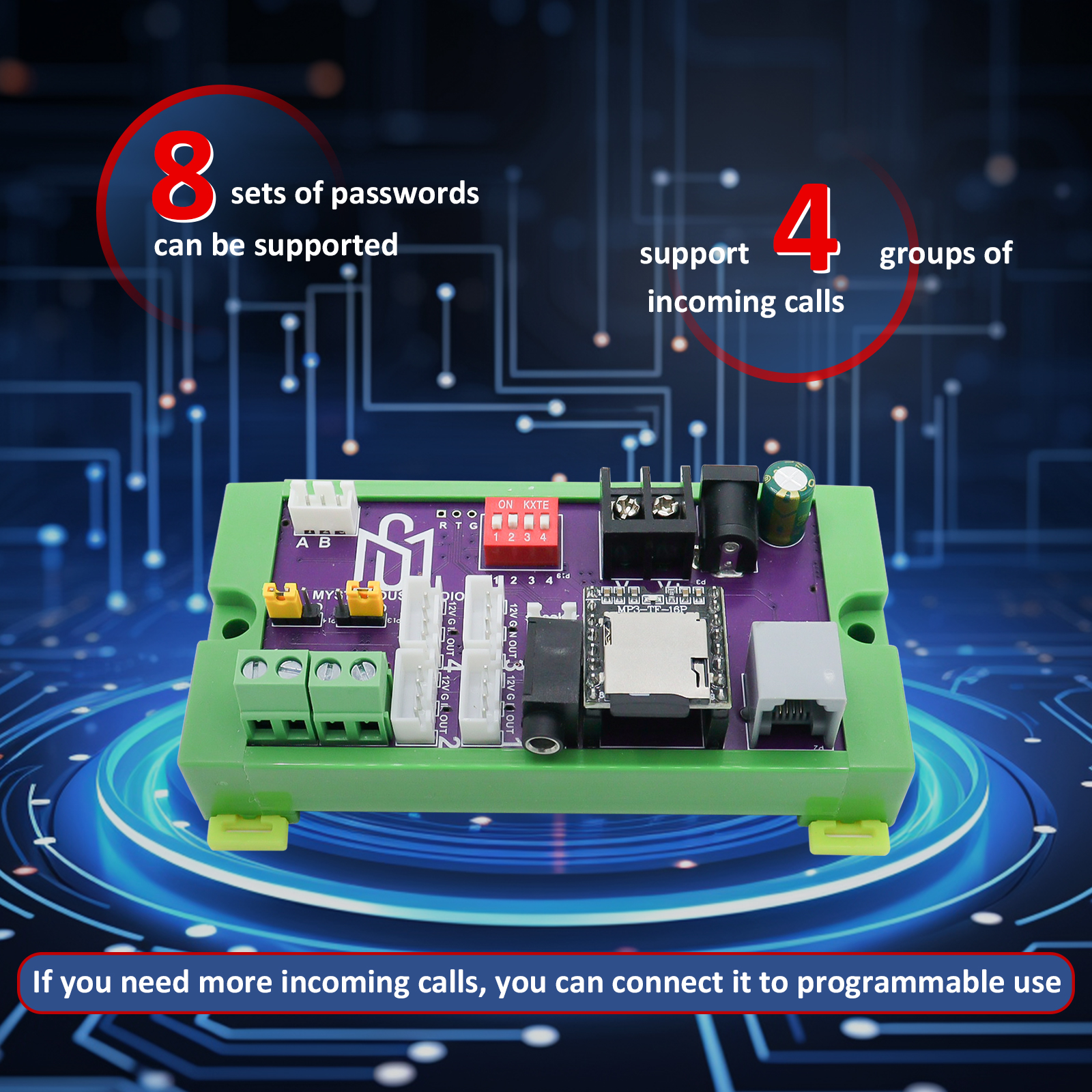 Mysterious Studio Escape Room Game Mechanism Props Electronic Puzzle Phone Props Wall Mounted Telephone