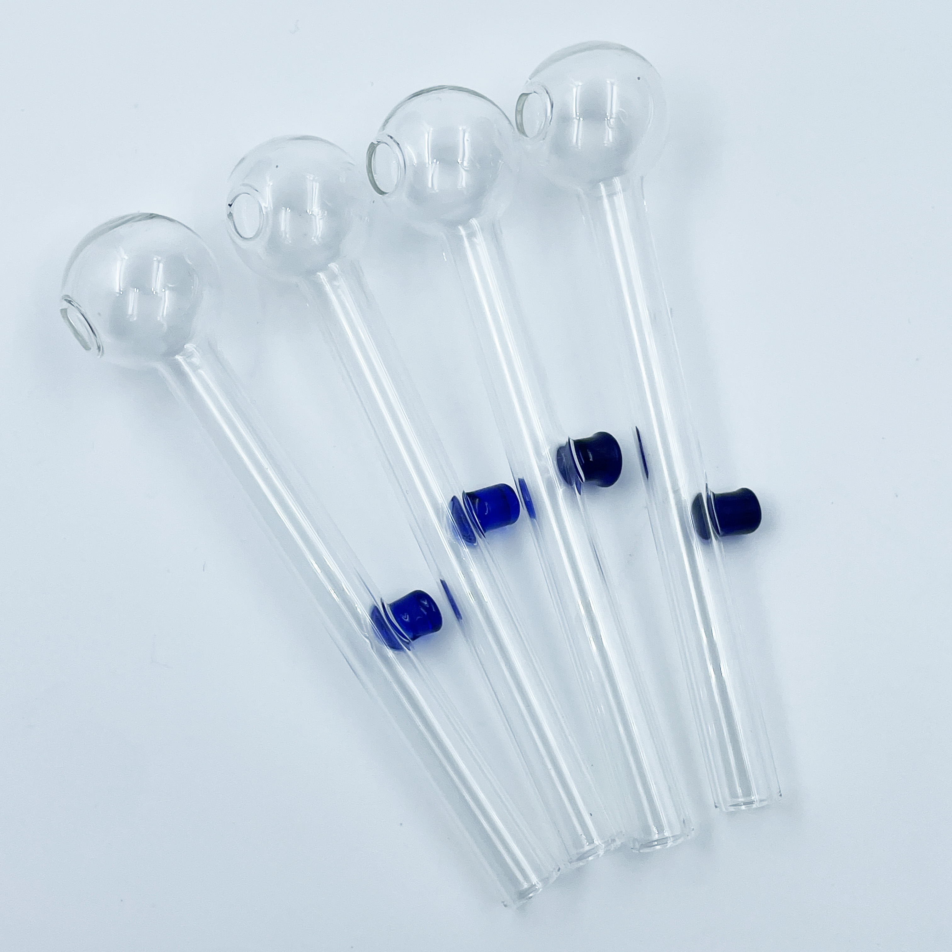 Fixed bracket Glass Oil burners tobacco hookahs Bong Water Pipes with different colored glass balancer for smoking