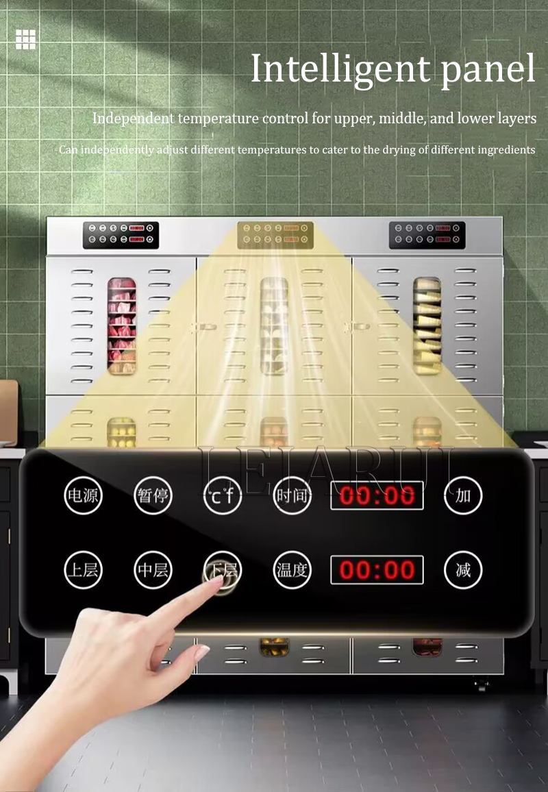 90 Layers Fruit Dryer Electric Meat Drying For Vegetables Food Dehydrator Drying For Vegetables And Fruit Drying Machine