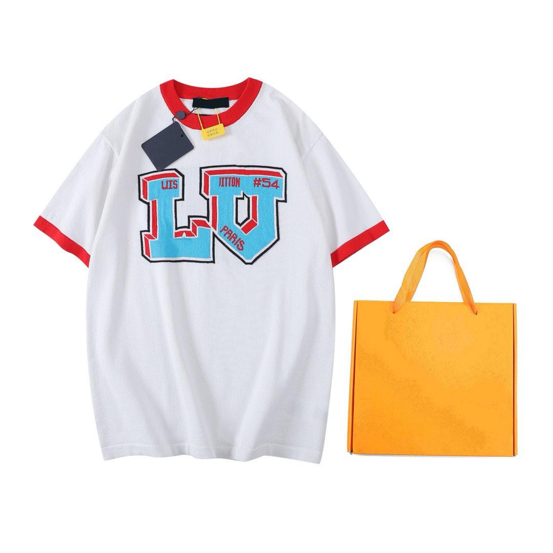 Men's Plus Tees & Polos letter knitted sweater in autumn / winter knitting machine e Custom detail crew neck cotton w33ty