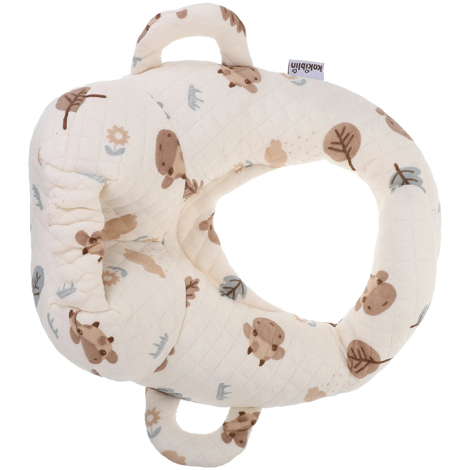 Baby Feeding Pillow Bottle Holder for born Portable Cartoon Pp Cotton Self Infant Milk 240228