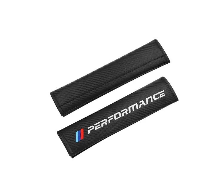 Performance Car Safety Belt Covers Embroidery for Bmw M Logo M2 M3 M4 M5 M6X 320i X1 X3 X4 X5 X6 Car Styling