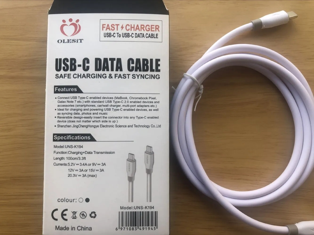 Olesit cables 1.5m 5ft 3M 10FT OD5.0 Bold Fast Charger Micro USB Data type-c Cable for Samsung Huawei with Retail Box