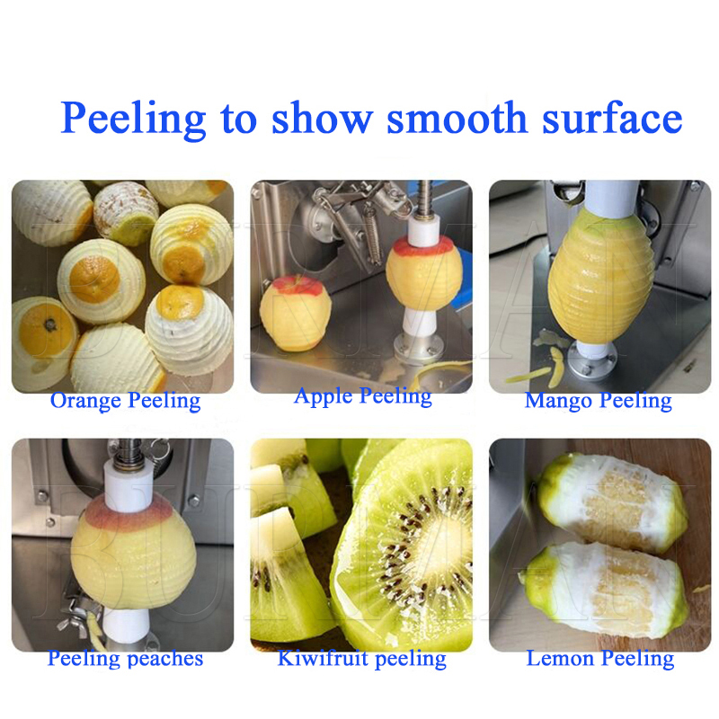 Commercial Electric Fruit Peeler Stainless Steel Lemon Apple Pear Orange Removing Peeling Machine
