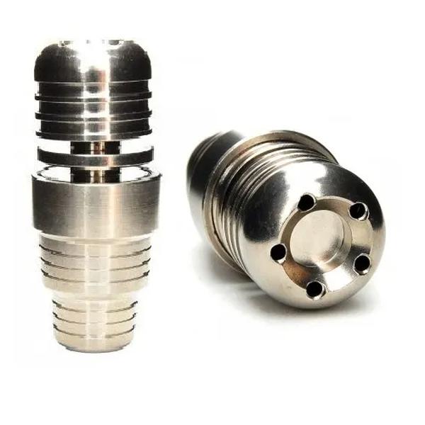 5 Hole Domeless Convertible Titanium Nail 18mm 14mm Adjustable Male or Female in stock ZZ