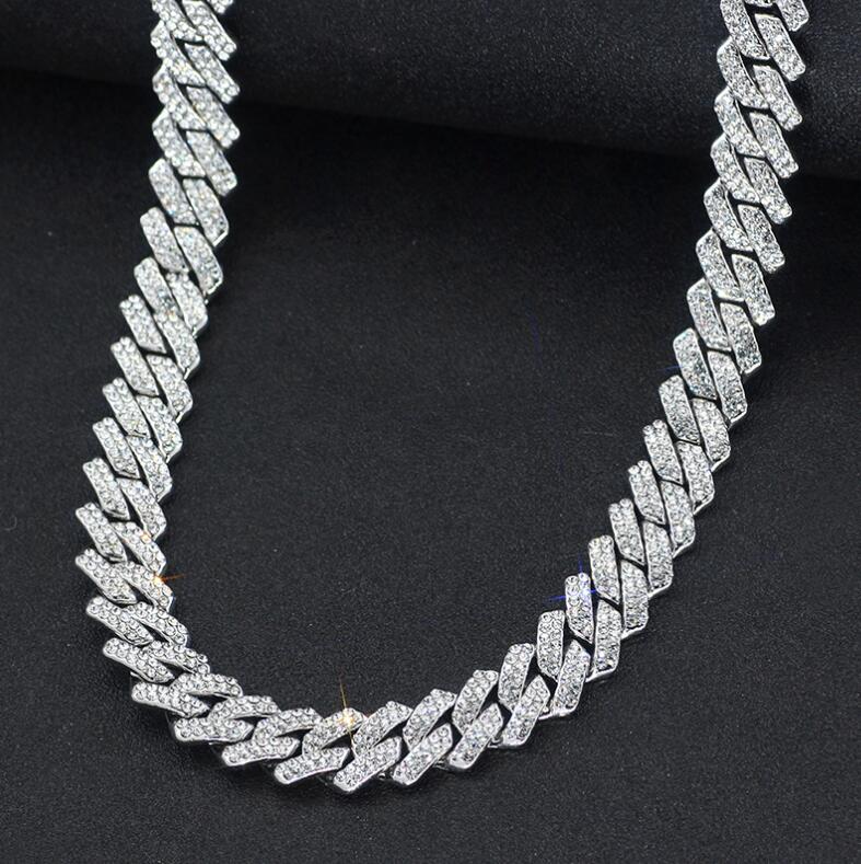 Sparkg 2024 Choucong Cross Pendant Necklace in White Gold Fill 4mm Crystal dh5727163