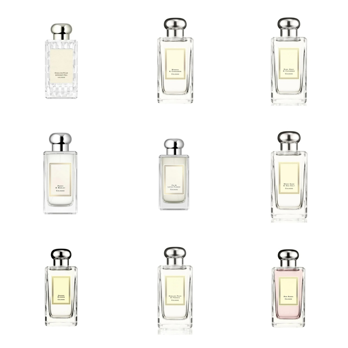2026 perfume 100ml English Pear Wild Bluebell Sea Salt red roses barley unisex edp Oud&bergamot Vetiver&golden vanilla smell Spray High Quality