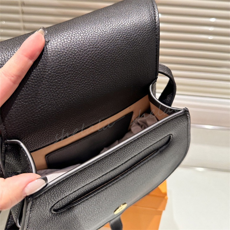 Woman Saddle Shoulder Bags crossbody designer bag saddles vintage mini cross body lady purses Leather Letters 2024