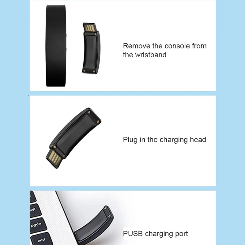 Smart Watch Sports Bracelet Smart Bracelet With Vibrating Alarm Clock Running Step Counting Bracelet for Male and Female Student 240304