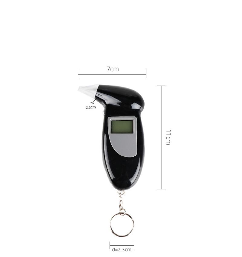 Car LCD Backligh Detector Police Handheld Alcohol Tester Digital Alcohol Breath Tester Breathalyzer Analyzer