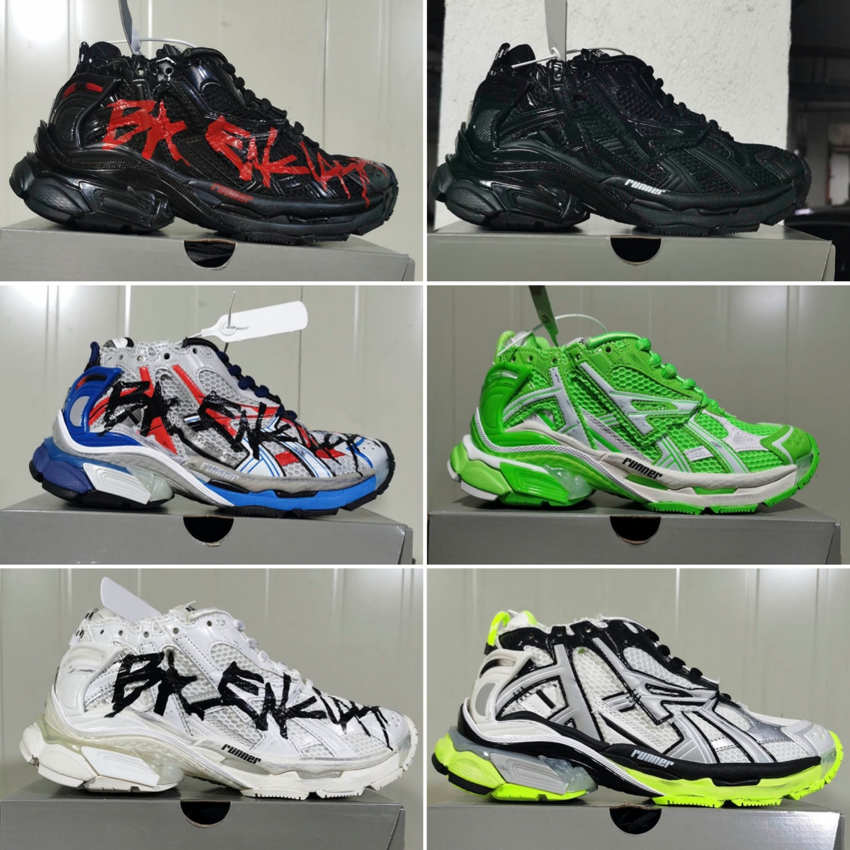 shoes designer shoes sneakers womens men casual paris transmit sense deconstruction Classic black and blue running shoes trainers mens shoes free shipping shoes