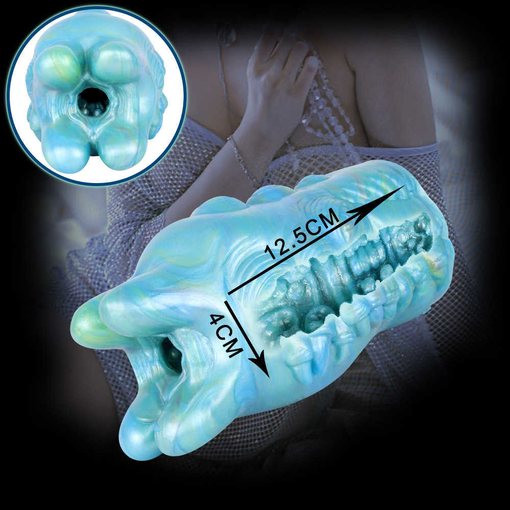 Nxy Masturbators Feeba Male Masturbation Device Adult Sexual Fun Tube Aircraft Cup Single Hole Pinch Suction Alien Inverted Model Name