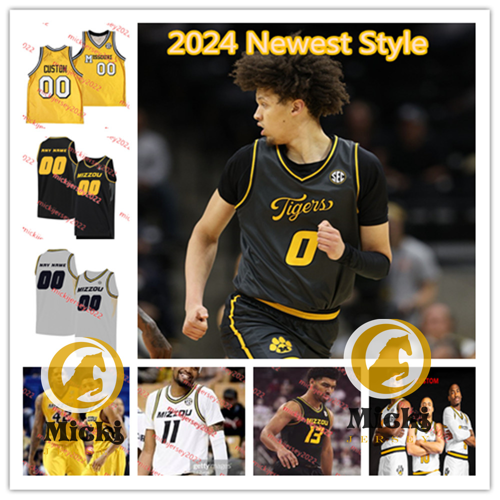 Trent Pierce Anthony Robinson II Mark Mitchell Missouri Basketball Jersey Custom Stitched 15 Danny Stephens Jerseys