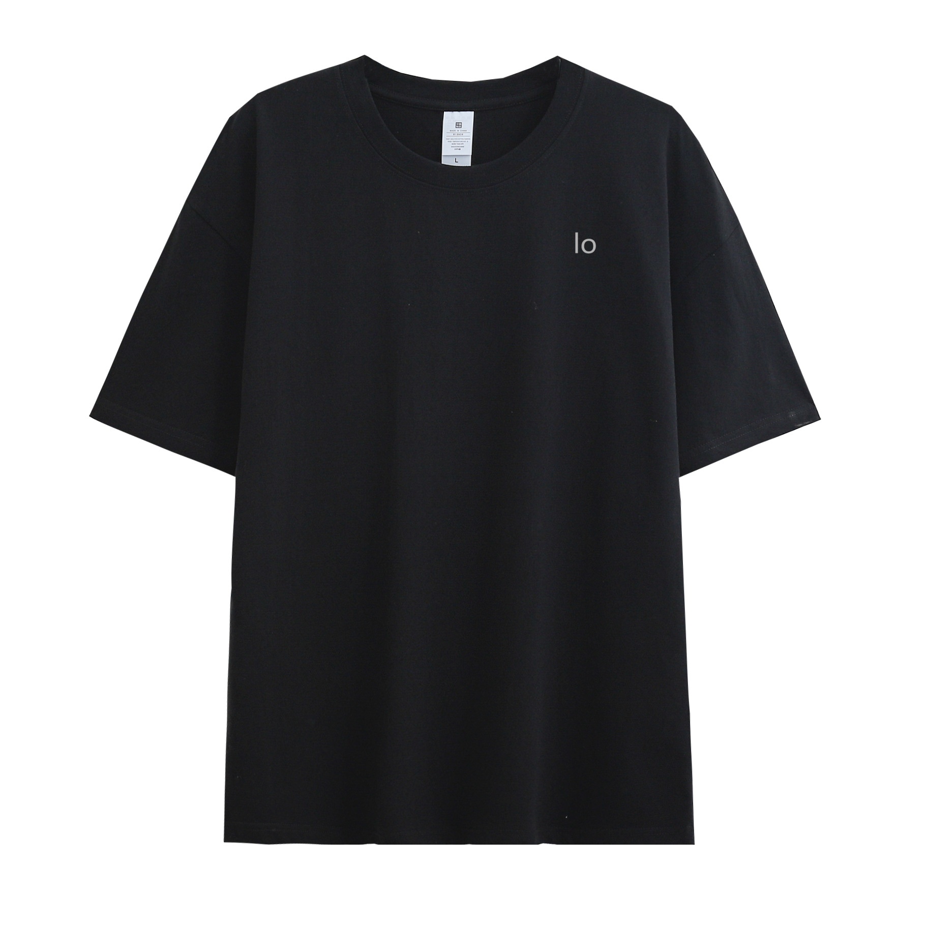A7701 Unisex Yoga Shirt Tops Cew Neck Fintness Short Sleeve 230g T Shirt Skinfriendly Workout Breathble Cotton Top Men Women