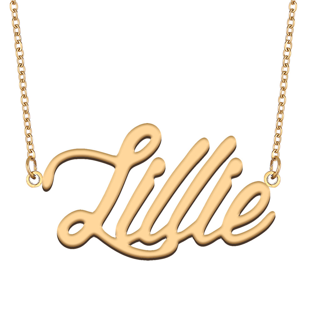 Lillie Name Necklac… - image