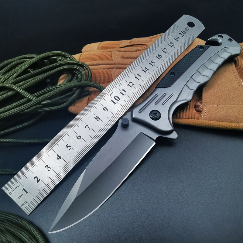 Outdoor Fishing Hunting Survival Folding Knife Multi-functional Tactical Self-Defense EDC Tool Camping Saber Portable Pocket Knives