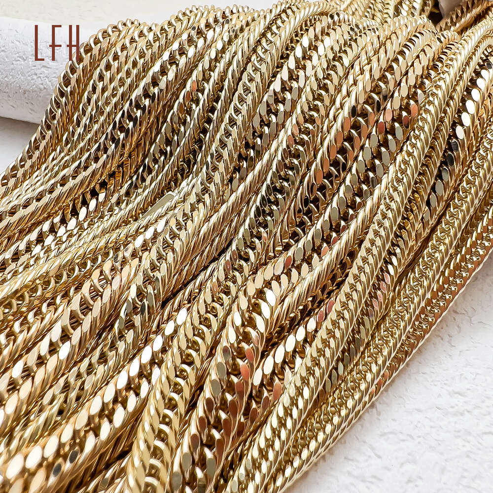 AU 750 Solid Necklaces Cuban Link Chain With Certificate Japan Gold Jewelry 18k Real Wholesale
