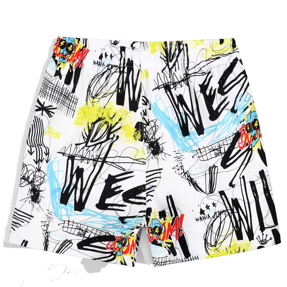 Beach Loose Fitting, Quick Drying Swimming, Lined Swim Pants for Men, Adult Hot Spring Casual Shorts