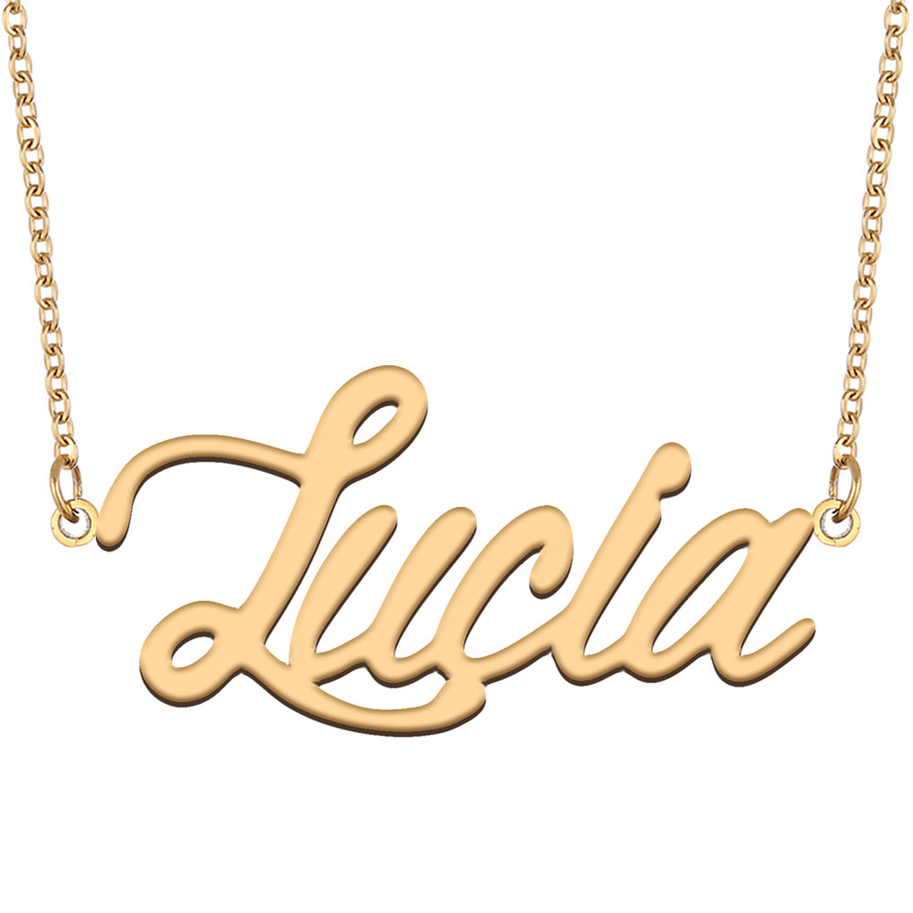 Lucia Name Necklace… - image