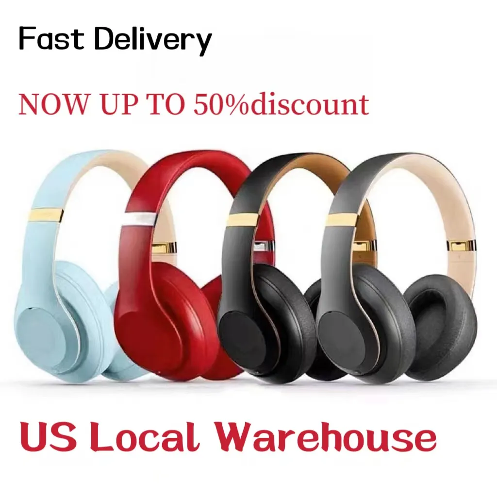 ST3.0 Bluetooth Wireless Headphones Noise Reduction Beat Headset Waterproof Sports Headphones Local Warehouse