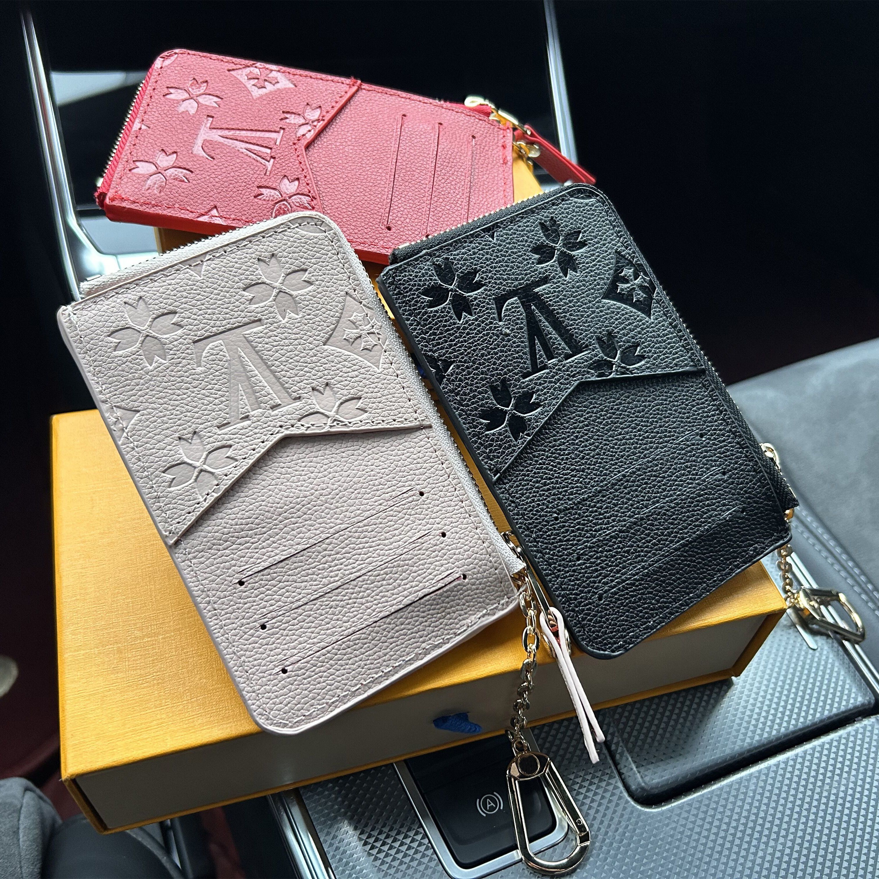 10A M69431 CARD HOLDER RECTO VERSO Designer Fashion Womens Mini Zippy Organizer Wallet Coin Purse Bag Belt Charm Key Pouch Pochette