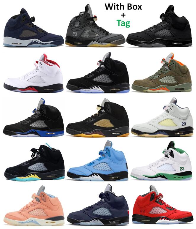 Men Basketball Shoes Black Cat Metallic Black Sail Midnight Navy AMM Dusk Dawn Olive Aqua Craft UNC Oreo Fire Red Racer Blue Raging Bull Anthracite What The Sneakers