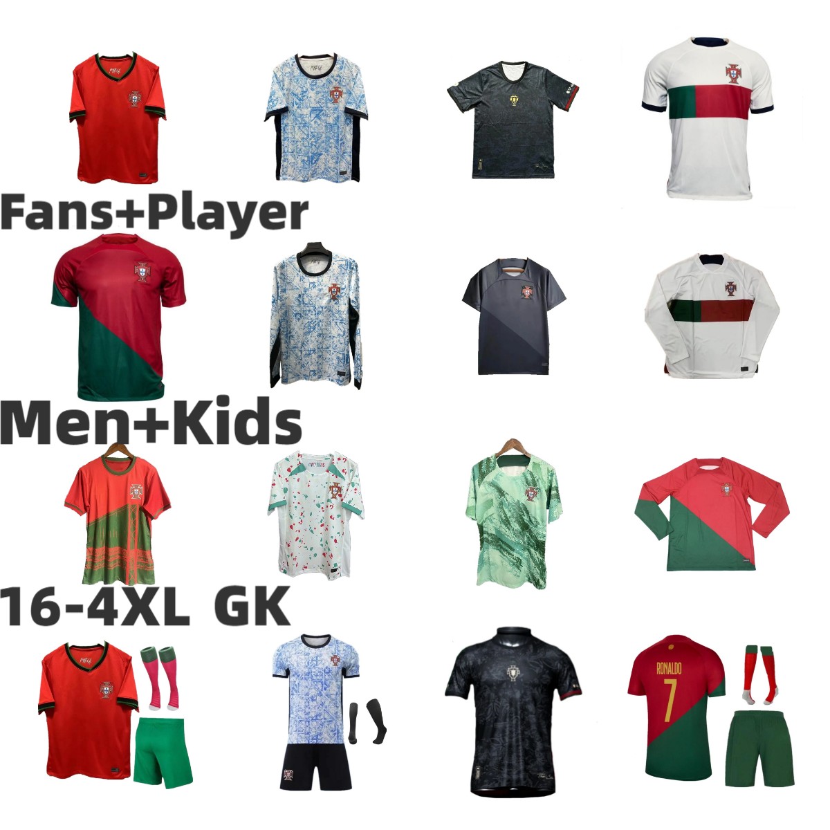 24 25 Portugal soccer jerseys JOAO FELIX BERMARDO B.FERNANDES camisa de futebol 2024 2025 ANDRe SILVA football shirts Men Kids women R.LEAO OTAVIO VITINHA pre match 4XL