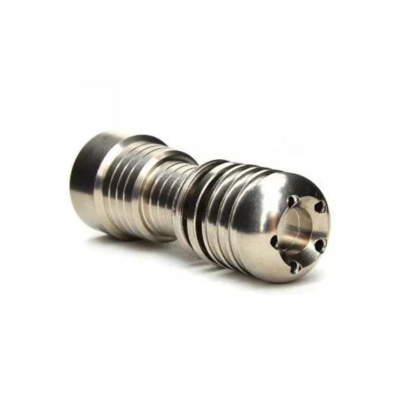5 Hole Domeless Convertible Titanium Nail 18mm 14mm Adjustable Male or Female in stock ZZ