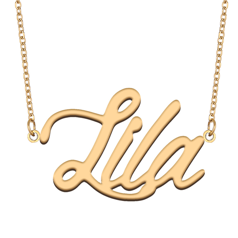 Lila Name Necklaces… - image