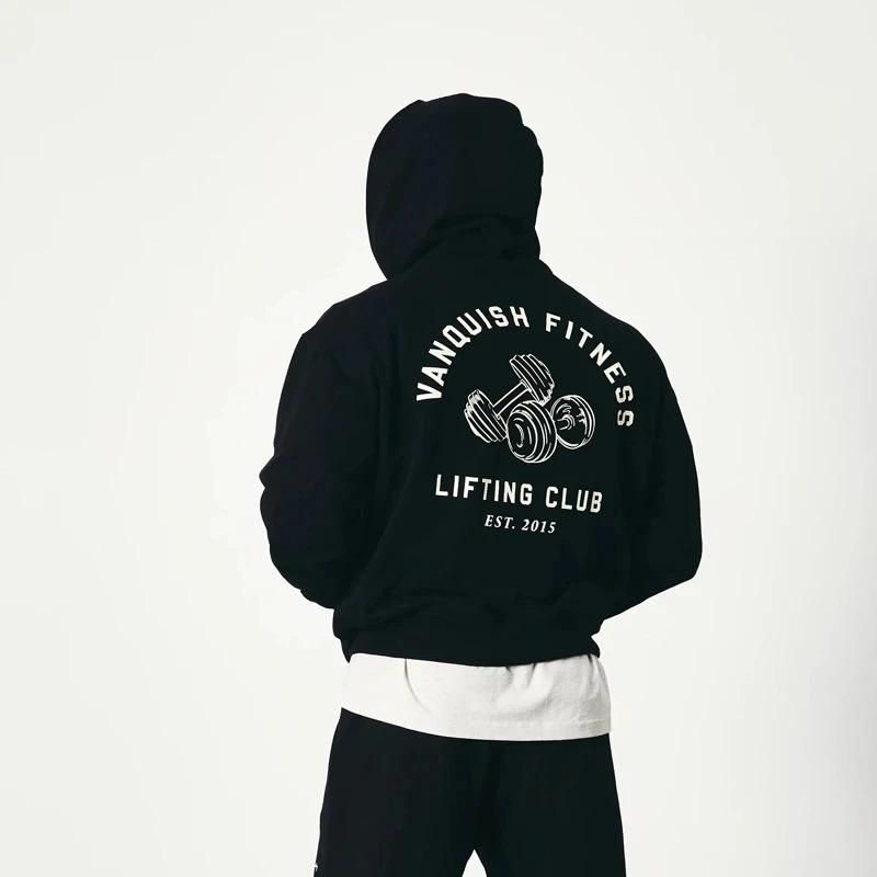 Spring and Autumn Mens Sweater Oversized Pullover Hoody for Men Fitness Sweatshirt Loose Jacket Casual Fashion Hooded 240301