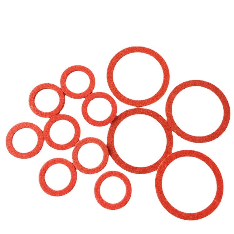 red steel paper gasket, electronic insulation gasket, red flat gasket, high temperature resistant, enlarged sealing ring, fast bar, red meson