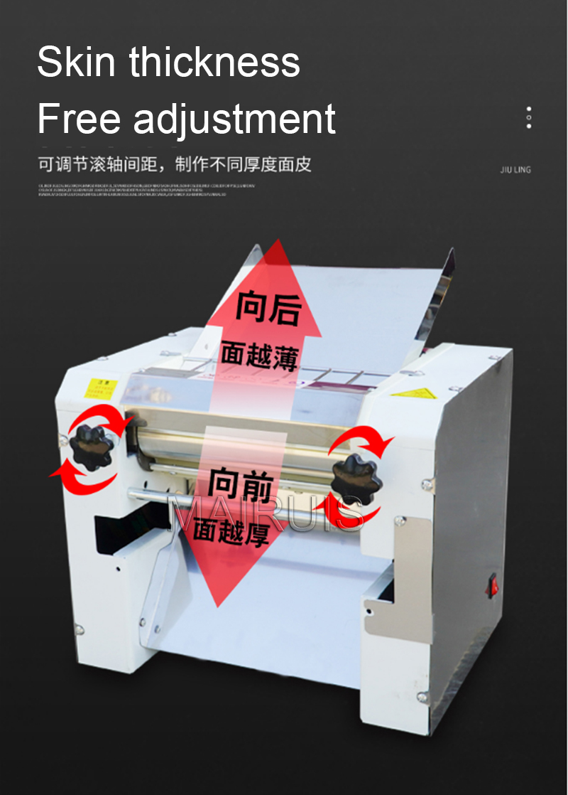 Fully Automatic Dough Pressing Machine Electric Dough Sheeter Roller Machine