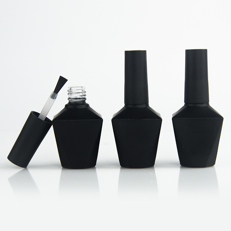 13ml Empty Glass Nail Polish Bottle With Brush Nail gel Bottle Paint Glue Containers Nail Oil Bottle