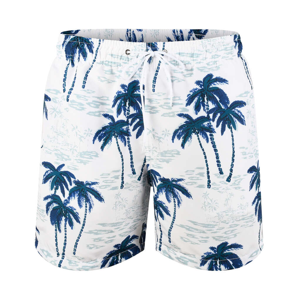 Printed Swim Trunks for Adult Loose Fitting and Awkward Prevention 2024 New Casual Beach Pants, Hot Spring Shorts, Men's Large Size