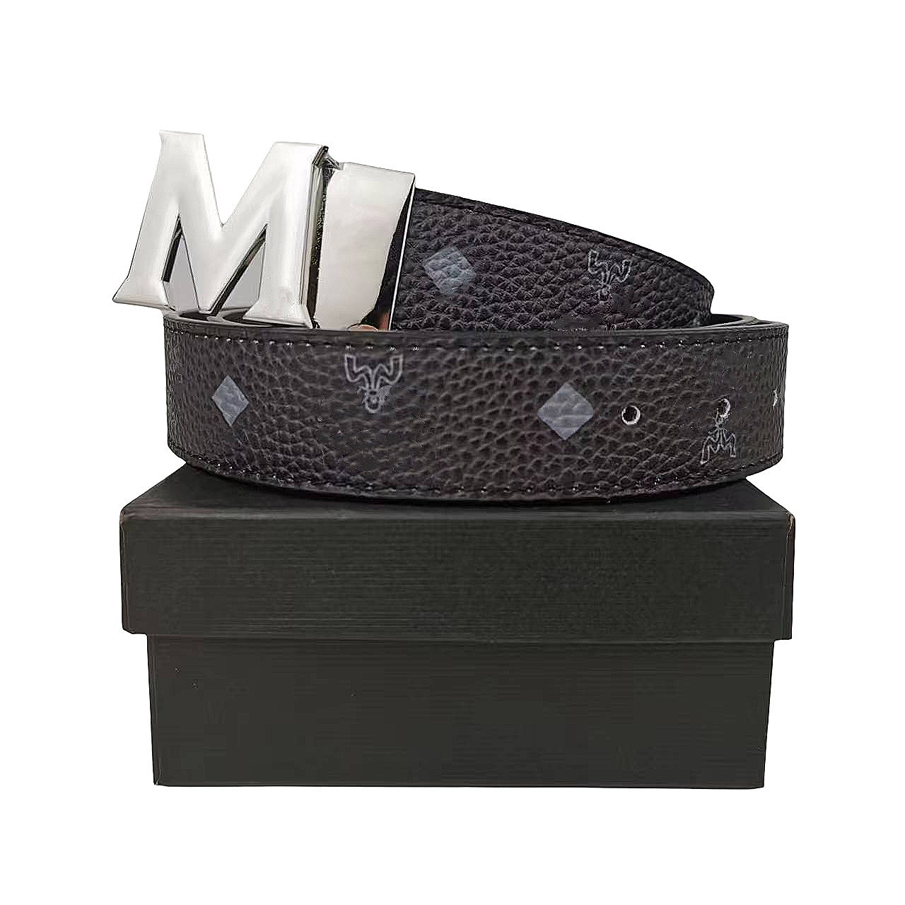 2025 Luxury Designer Belt Men Designers Womens Mens Belts for Women Designer Cinturon Ceinture Luxe M Buckle Leather width 4.0cm Waistband