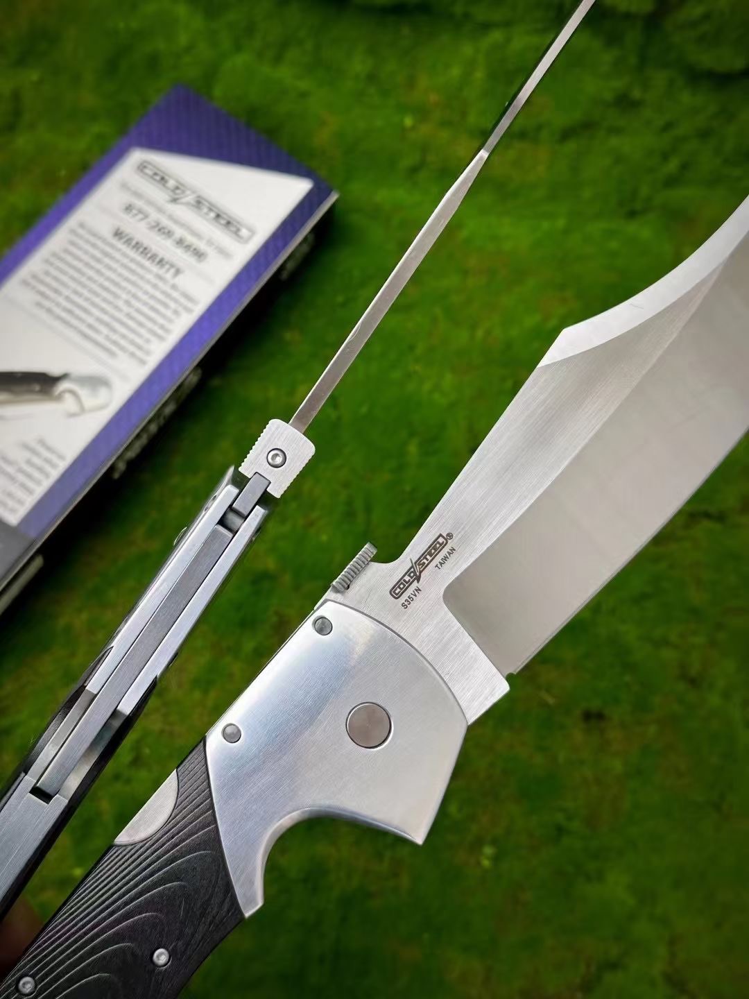 CS 62MA XL Espada Folding Knife 7.5 S35VN Satin Blade Polished G10 Handles with Aluminum Bolsters Outdoor Camp Hunt Knives EDC Tools