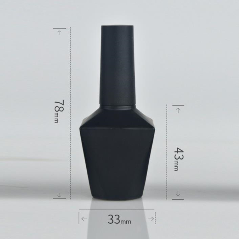 13ml Empty Glass Nail Polish Bottle With Brush Nail gel Bottle Paint Glue Containers Nail Oil Bottle