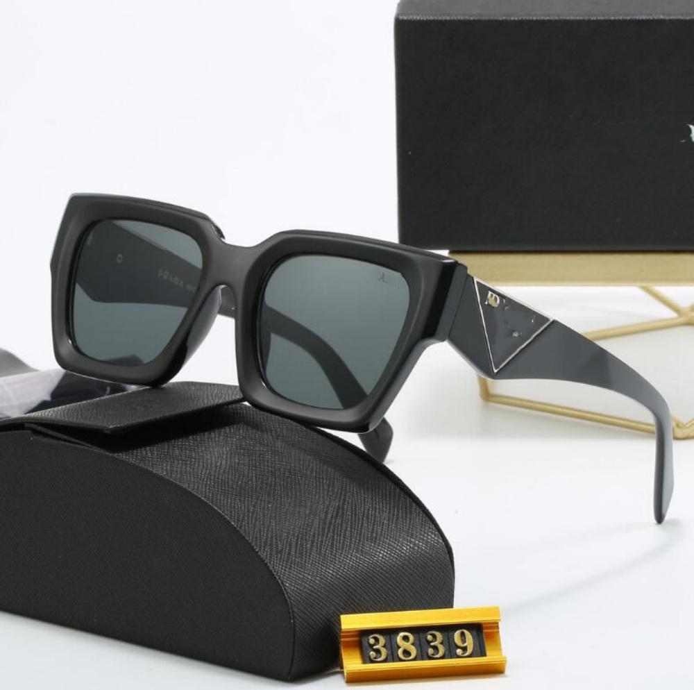 Luxury designer sunglasses Man glass Outdoor sunglasses Metal frame fashion classic Lady sun glasses mirror woman with box tn