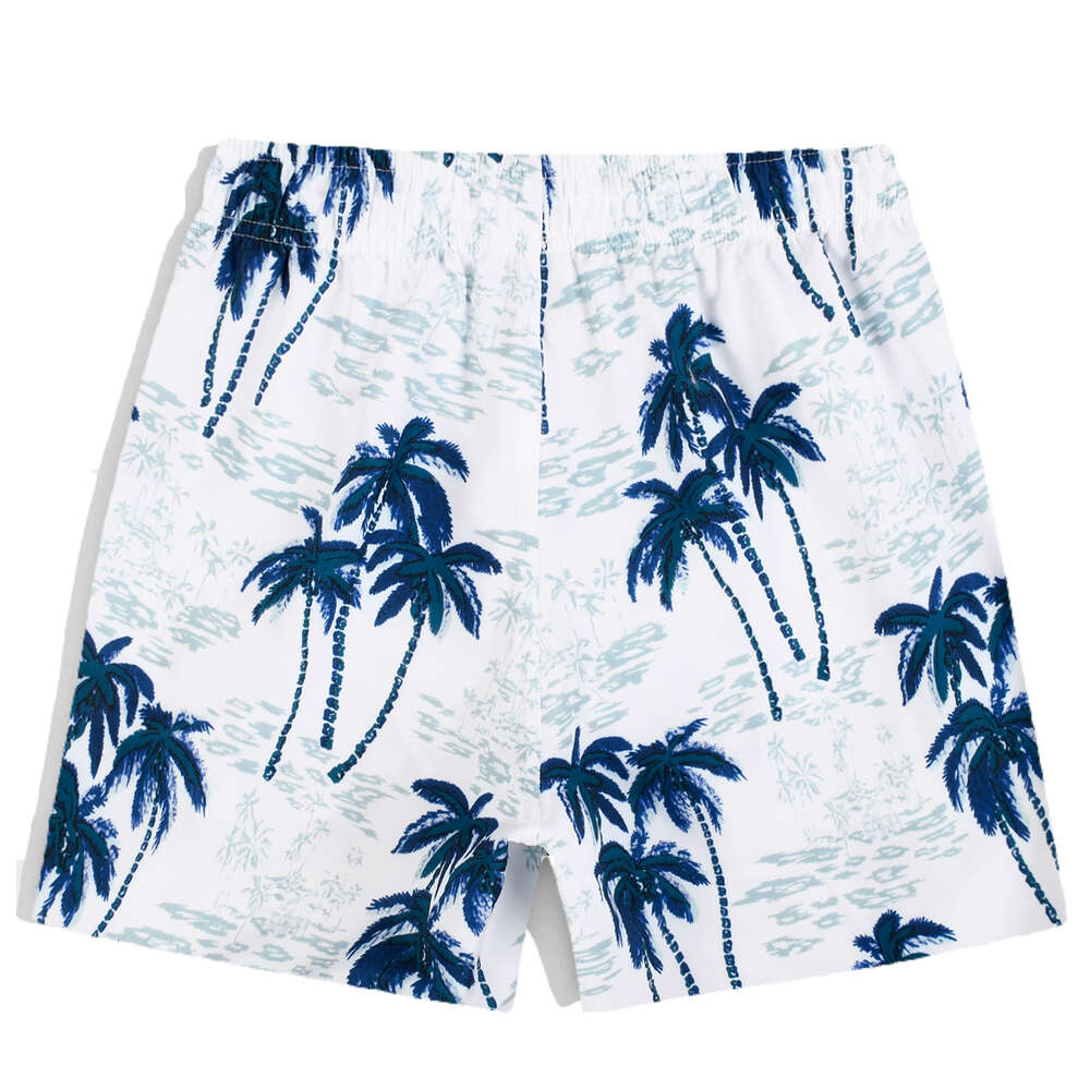 Printed Swim Trunks for Adult Loose Fitting and Awkward Prevention 2024 New Casual Beach Pants, Hot Spring Shorts, Men's Large Size