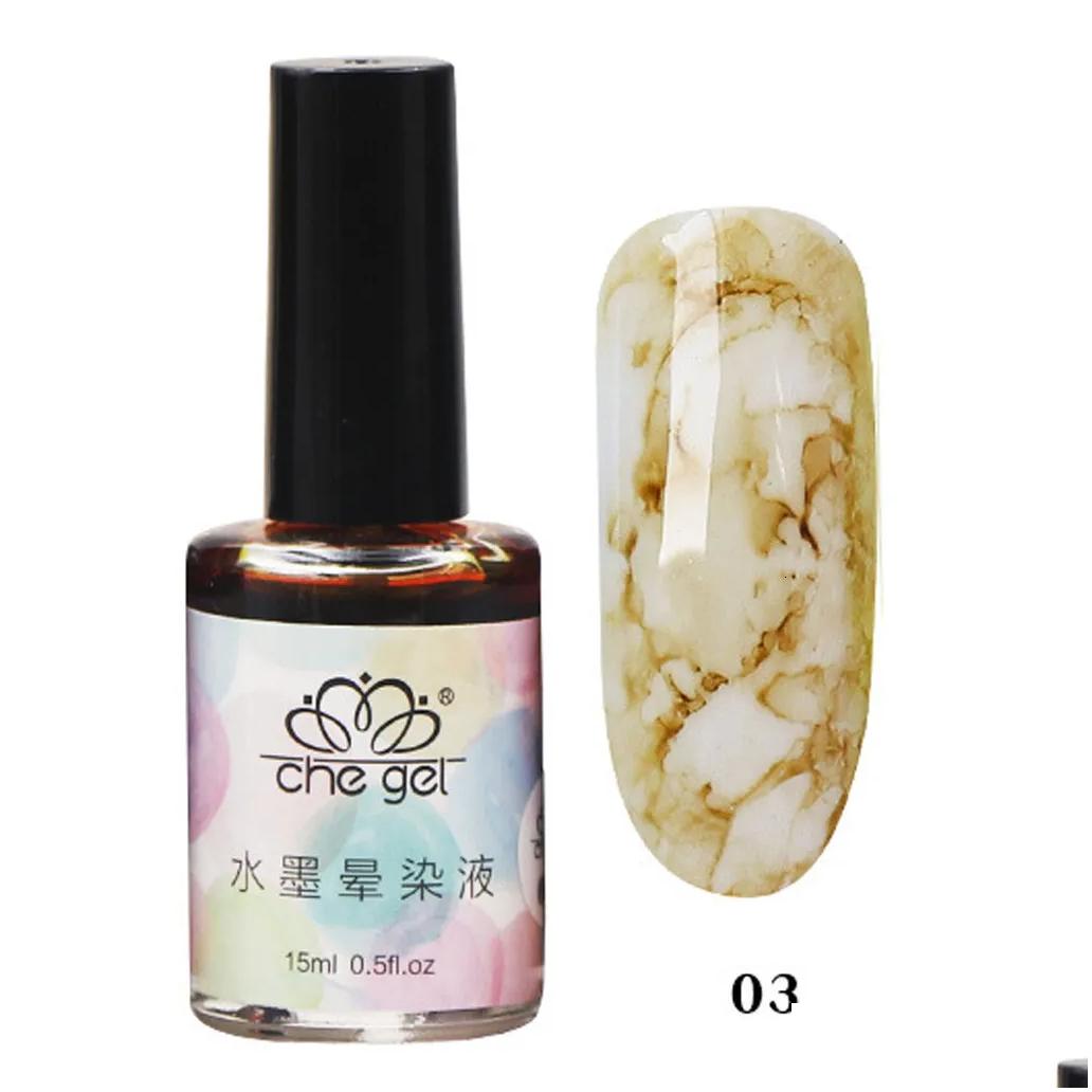 Nail Polish 15Ml Magic Blooming Gel Beautif Wers Diy Marbg Gradient Effect Paint Varnish Manicure Decoration 230802 Drop Delive Dhibo
