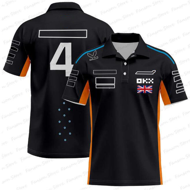 F1 racing t-shirt summer new short-sleeved polo shirt same style customized