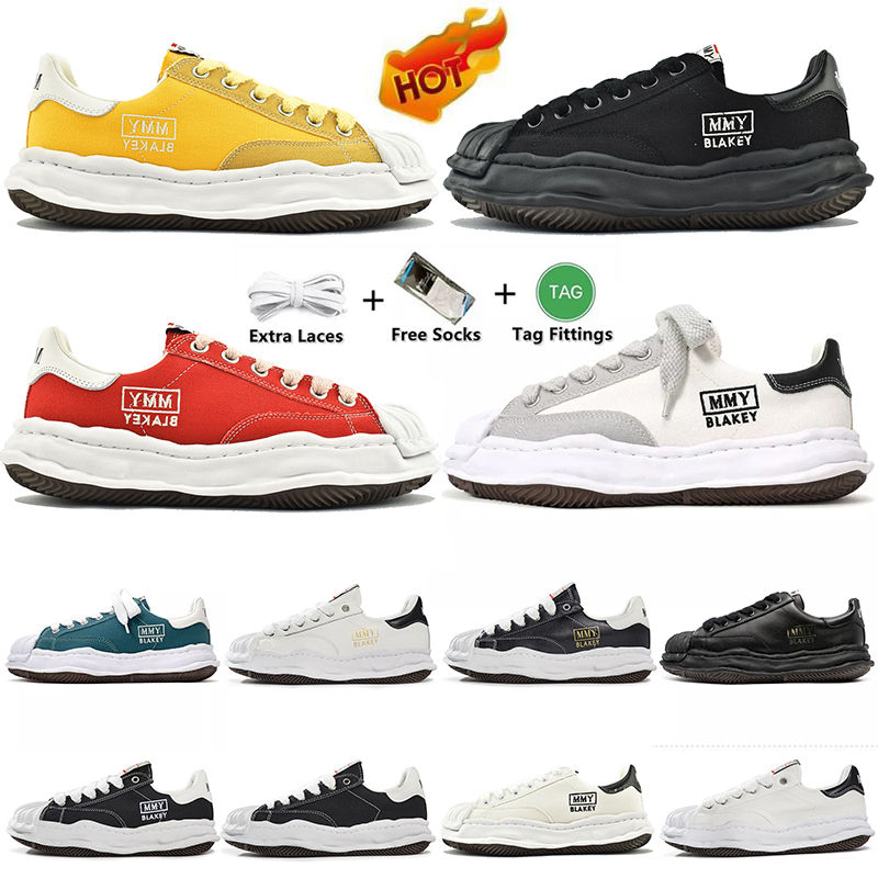 Designer miharas Casual Shoes men women low top Sole Shoe leather triple black white Sole Cap Sneakers Mens Trainers