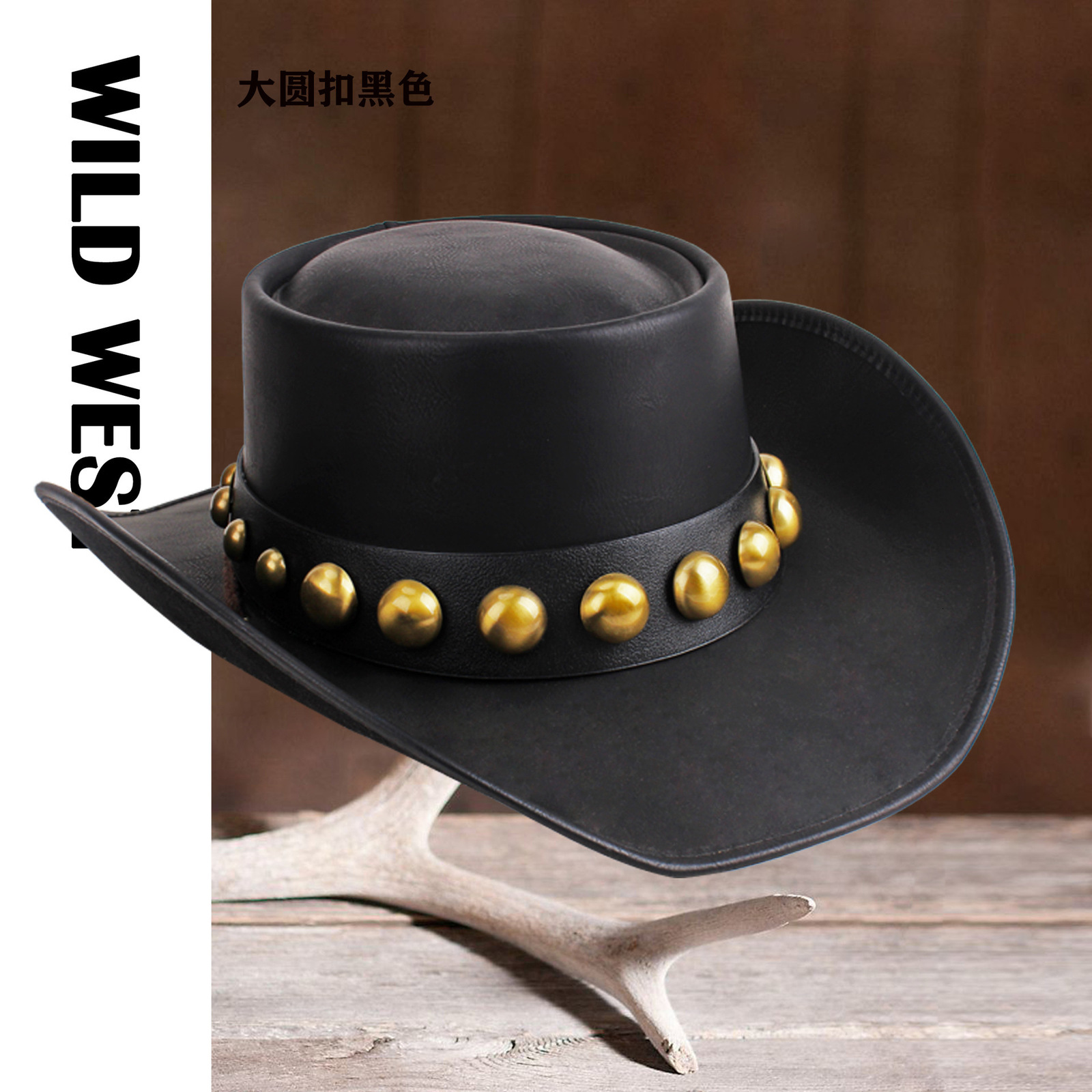 36 Stlye 100 Leather Men Western Cowboy Hat For Gentleman Dad Cowgirl Sombrero Hombre Caps Big Size XXL large head 220513