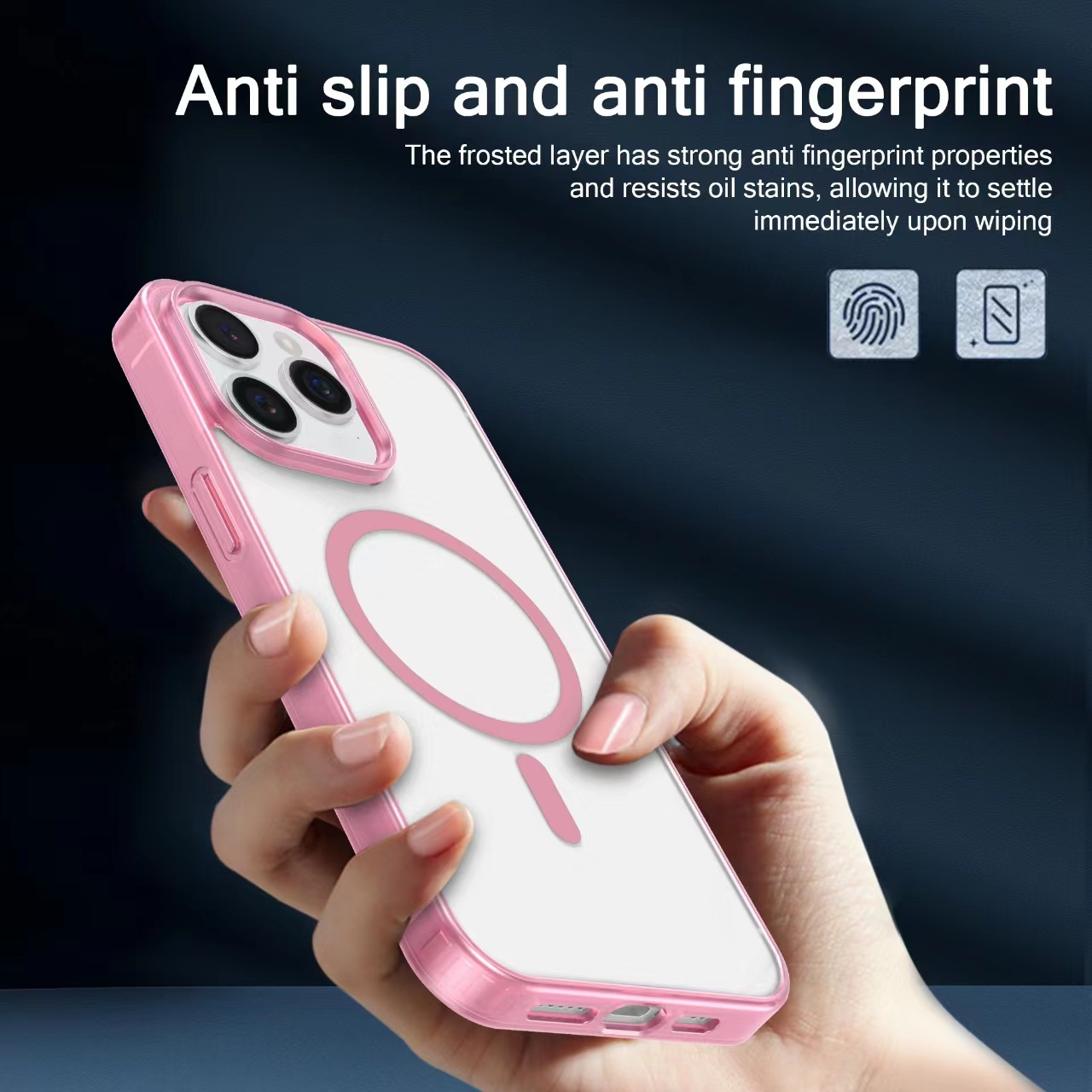 Luxury Matte Translucent Frosted AcrylicMagnetic Wireless Charge For Magsafe Case for iPhone 17 16 15 14 13 12 11 Pro Max Translucent Shockproof Soft 
