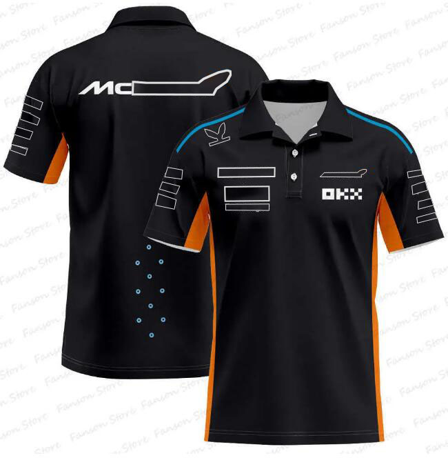 F1 racing t-shirt summer new short-sleeved polo shirt same style customized