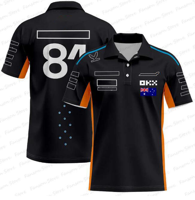 F1 racing t-shirt summer new short-sleeved polo shirt same style customized