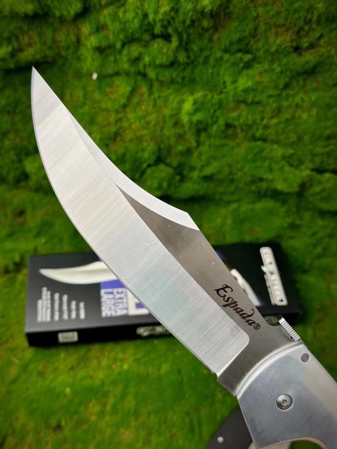 CS 62MA XL Espada Folding Knife 7.5 S35VN Satin Blade Polished G10 Handles with Aluminum Bolsters Outdoor Camp Hunt Knives EDC Tools