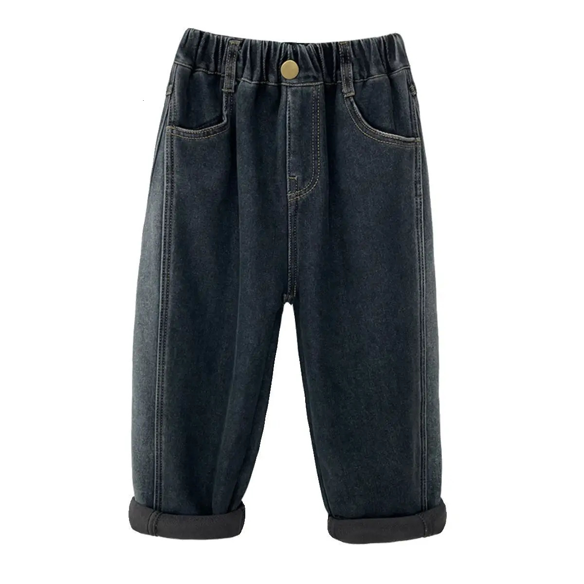 Big Boy Jeans For Kids Trousers Boys Pants Childrens Clothing 3 12Years Child Baggy Clothes Teenager 240227