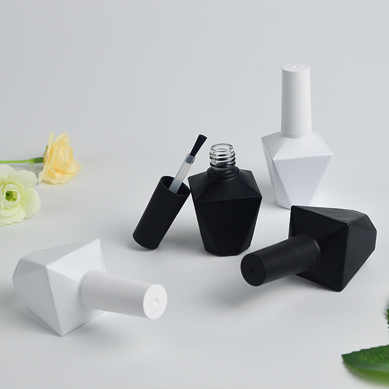 13ml Empty Glass Nail Polish Bottle With Brush Nail gel Bottle Paint Glue Containers Nail Oil Bottle